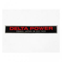 DELTA　POWER　ロッカーカバー　ステッカー