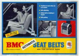 BMC SEAT BELTS (BMC SHOW ROOM POSTER)