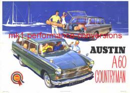 AUSTIN a60 COUNTRYMAN (BMC SHOW ROOM POSTER)