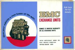 BMC EXCHANGE UNITS (BMC SHOW ROOM POSTER)