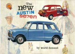 The new AUSTIN Seven (BMC SHOW ROOM POSTER)