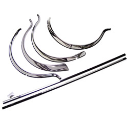 ステンレス フェンダー　カバー　キット