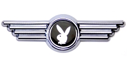 完売　BLACK/SILVER PLAYBOY　バッチ