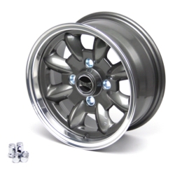 ULTRALITE WHEEL 5.5J-12"　ガンメタ×ポリッシュ (センターキャップ&ナット…