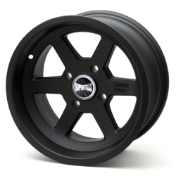 SUPERTRAX WHEEL 7J×13" マットブラック　(センターキャップ付きバルブなし) …
