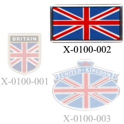 3D　ステッカー　Union　Jack