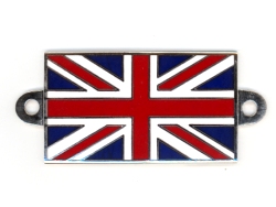 UNION JACK エナメルバッチ(ネジ留めタイプ) 51mmx29mm(突起部除く)