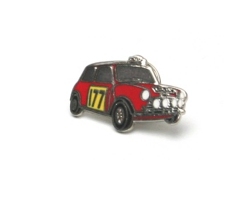 ピンバッジ　Monte-Carlo MINI No177 (25mmX16mm)