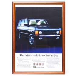 VINTAGE AD GALLERY製 A3サイズ　ポスター印刷 "RANGE ROVER - BL