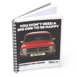 Vintage Ad Gallery Notebook　Mini 1275GT 1975