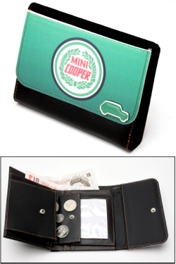 MINI COOPER GREEN LAURELS WALLET