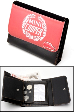 MINI COOPER RED LAURELS WALLET