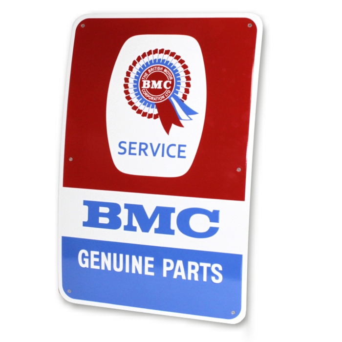 BMC Genuine Parts エナメル看板