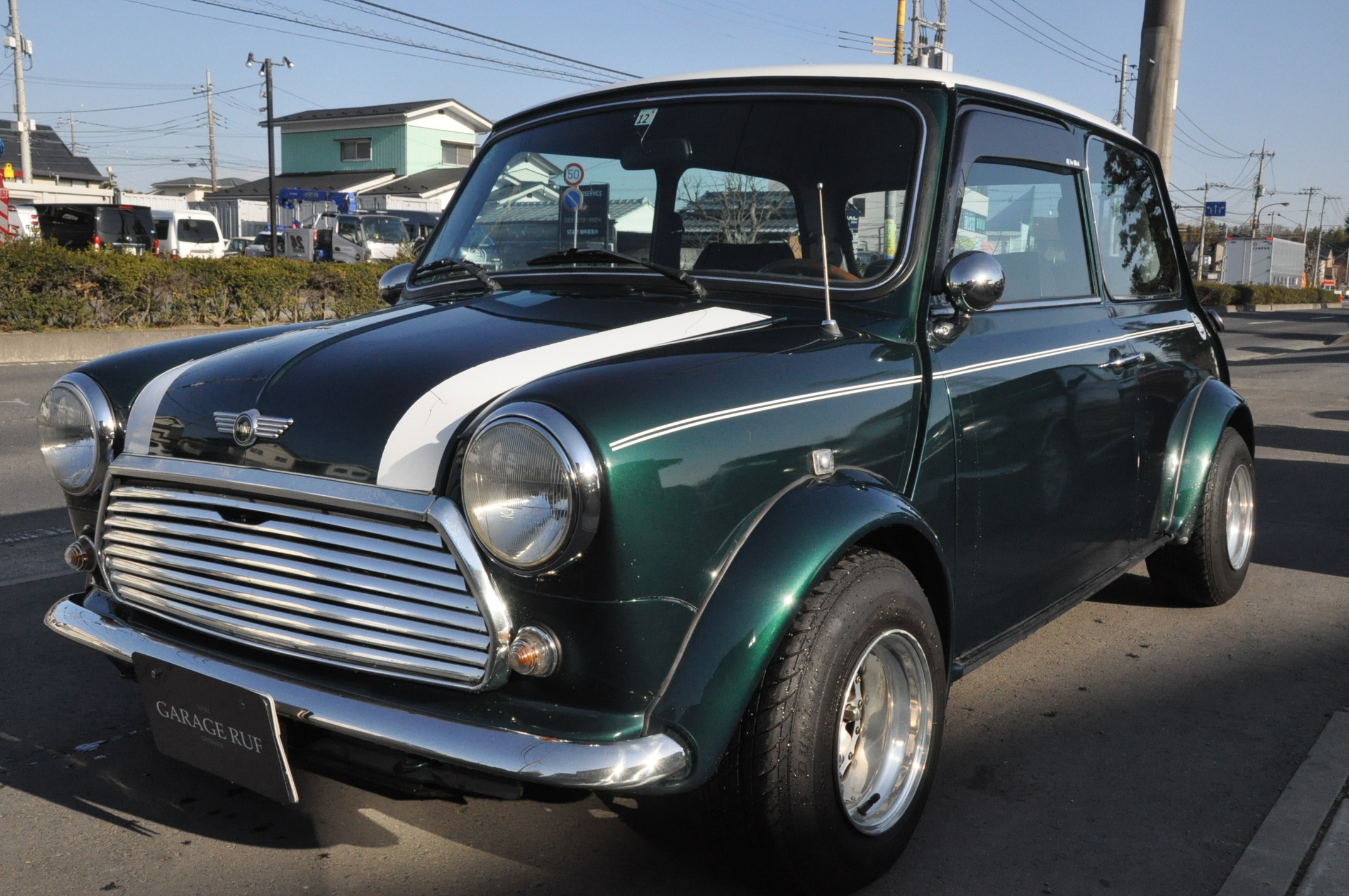 茨城県ひたちなか市 ガレージルーフ Mini ミニクーパー専門店 パーツ販売 中古車 修理